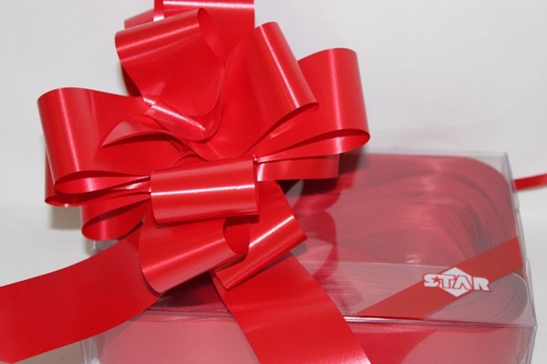 Picture of Ruby red pullbows 50mm x 20pcs